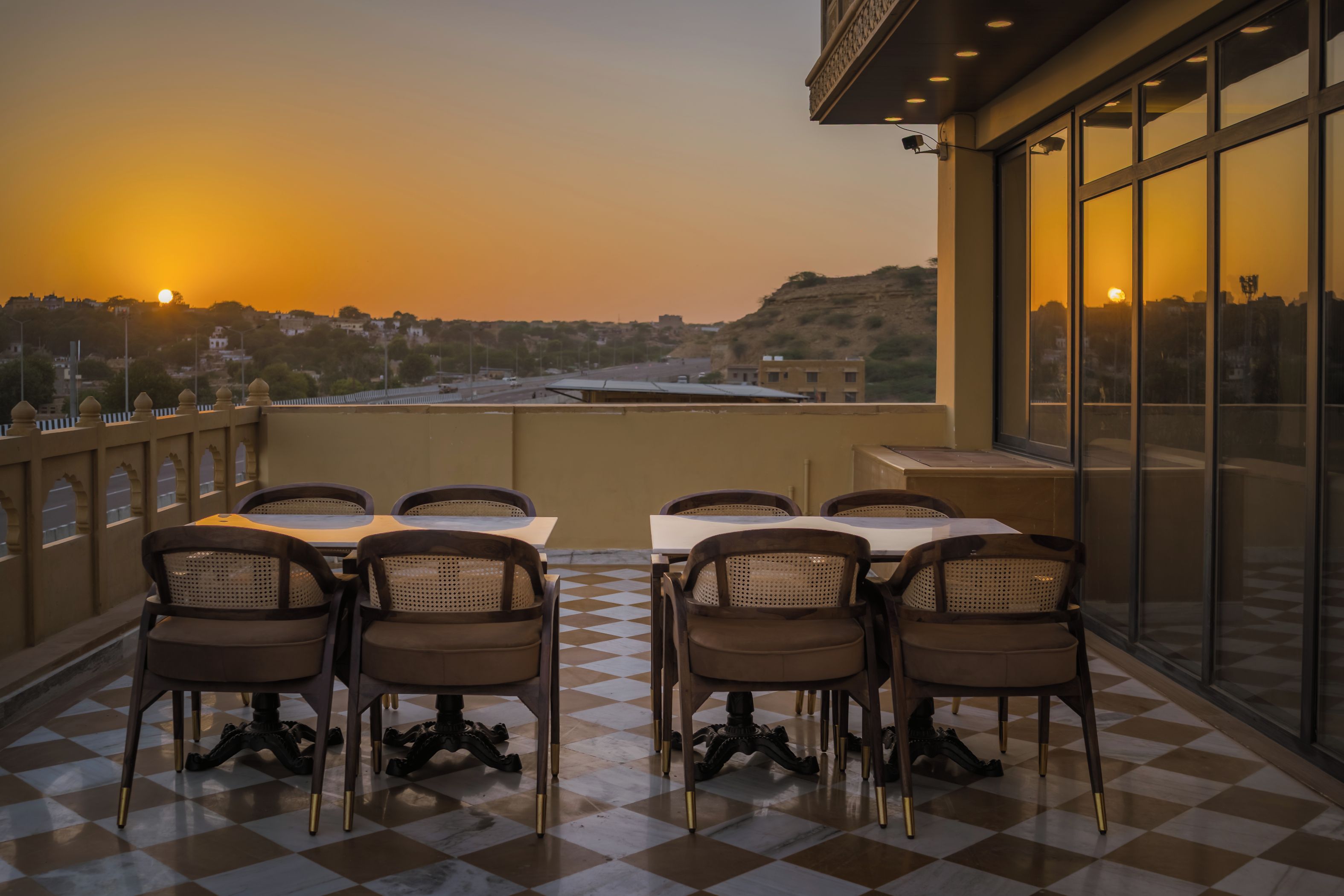 Rooftop terrace