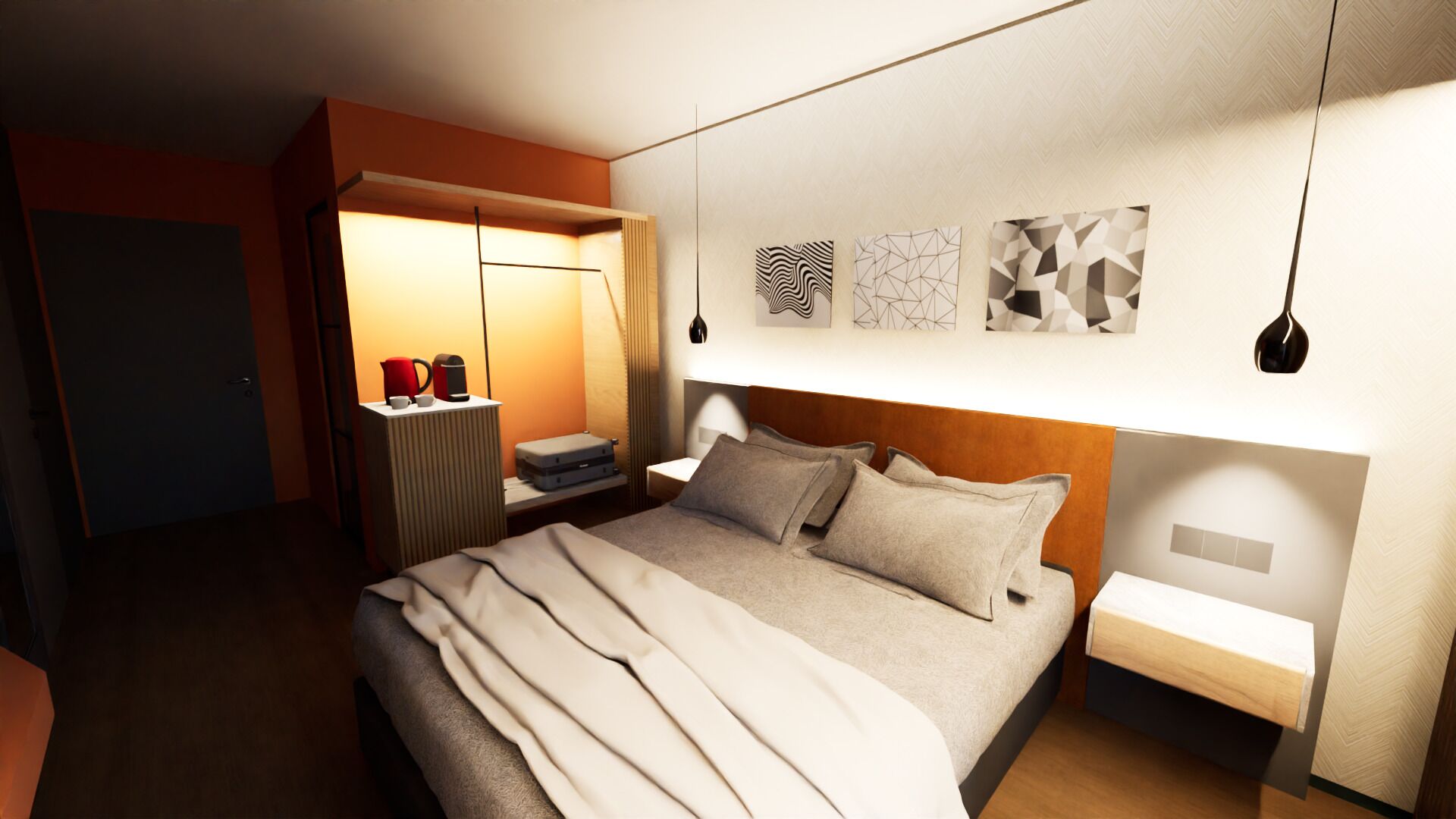 Classic Double or Twin Room, Balcony, City View