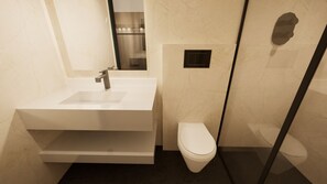 Shower, hair dryer, slippers, towels - Acropolis Lumina (Athens)