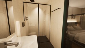 Shower, hair dryer, slippers, towels - Acropolis Lumina (Athens)