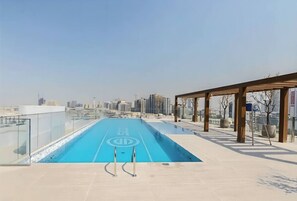 Outdoor pool - HAVN - High floor 1 Bedroom in Stonehenge, JVC (Dubai)