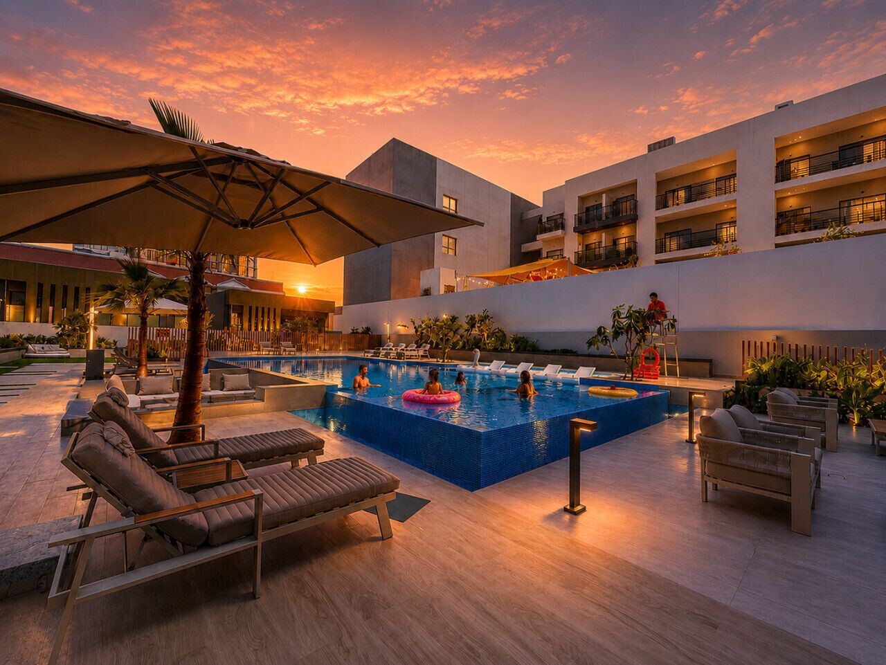 Outdoor pool