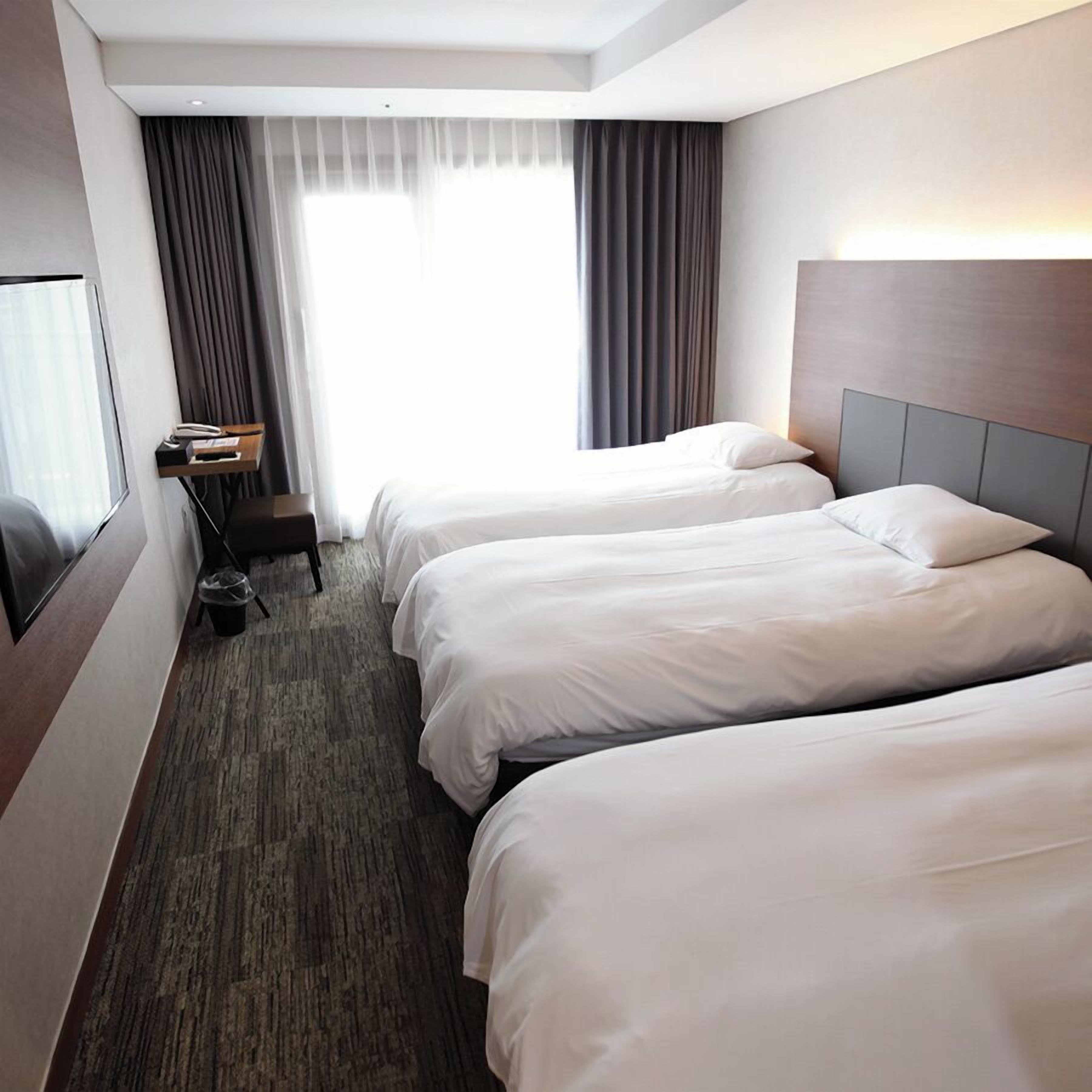 Deluxe Triple Room, Balcony, City View | Down comforters, desk, WiFi (free)
