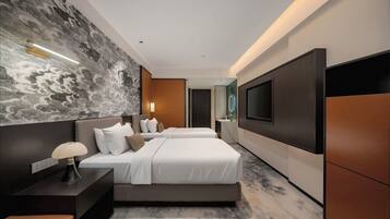 Superior Twin Room, City View | Blackout curtains, soundproofing, free WiFi