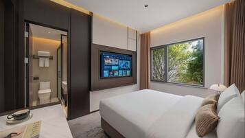 Elite Room, City View | Langsir/tirai gelap terus, kalis bunyi, Wi-fi percuma