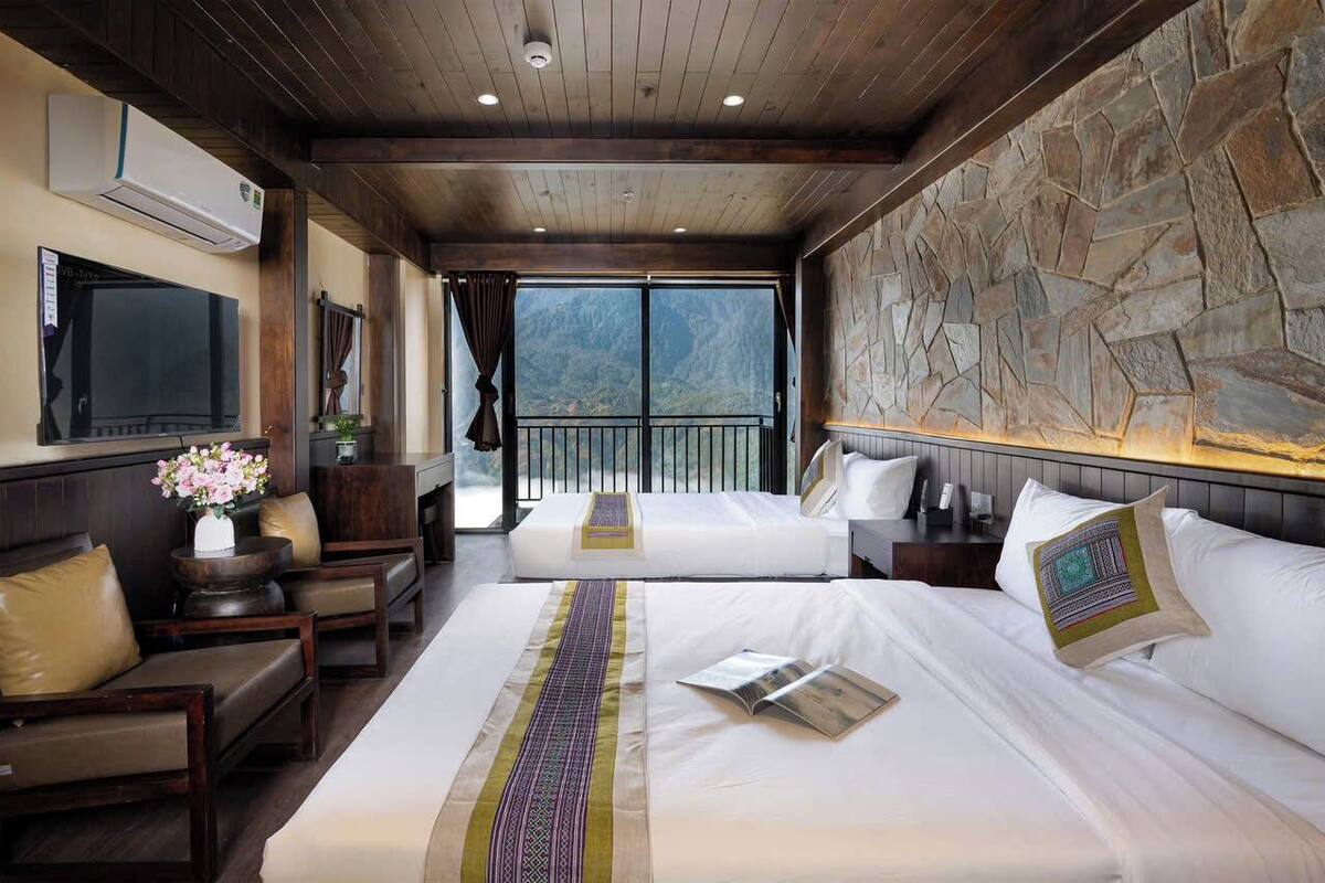 Deluxe Room, 2 Katil Kelamin (Double), Valley View | Seterika/papan seterika, Wi-fi percuma