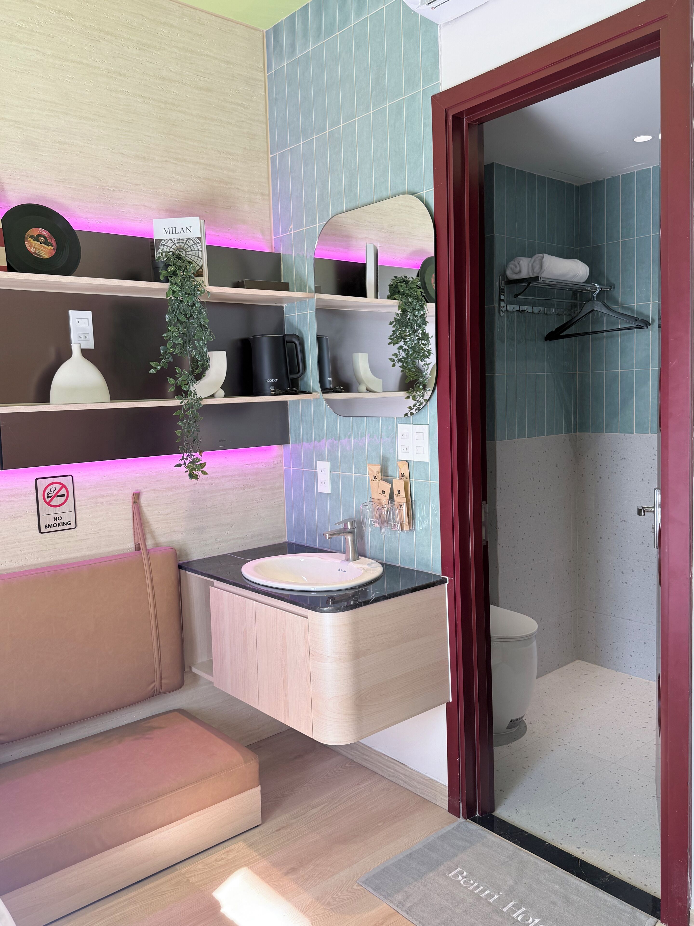 Habitación Deluxe doble | Baño | Ducha y cabezal de ducha tipo lluvia