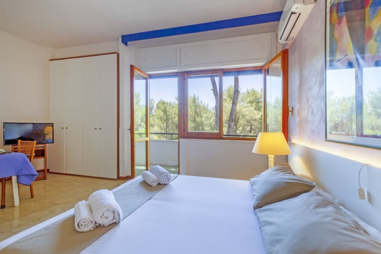 1 chambre, fer et planche à repasser