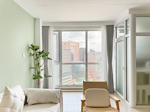 Living area - Tyms 2BR Serviced Apartment Huijin Plaza (Shanghai)
