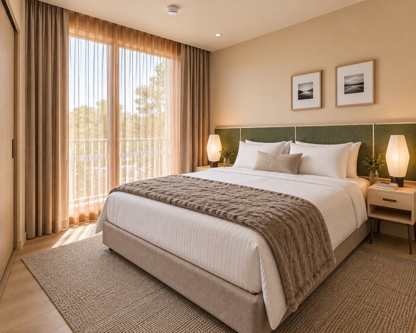 Iron/ironing board, bed sheets