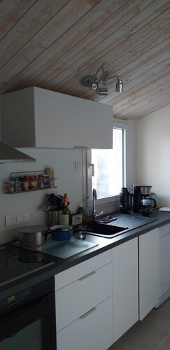 A small house with a garden, not overlooked, 5 minutes from the beach,