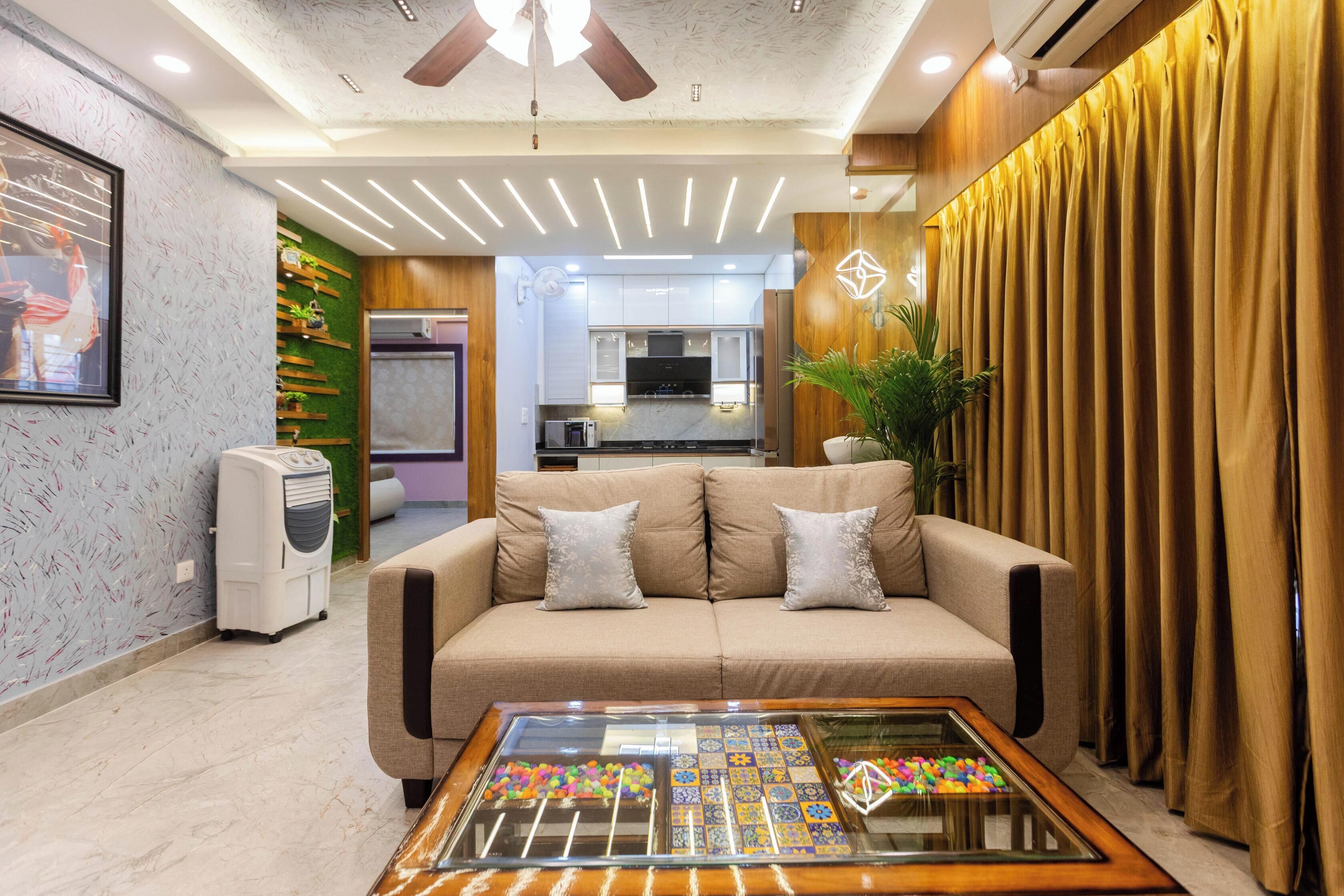 Apartment (2 Bedrooms) | Living area | TV