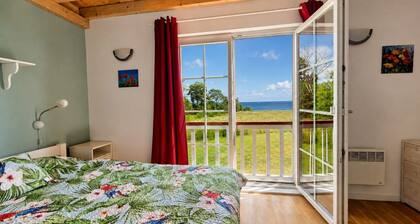 Apartment 'Ferienhaus Meerblick' with Sea View, Wi-Fi, and Air Conditioning