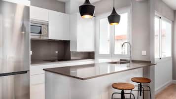 Deluxe Apartment, 2 Bedrooms, Non Smoking | Dapur peribadi
