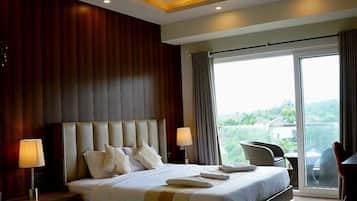 Superior Double Room, Lake View | In-room safe, desk, laptop workspace, iron/ironing board