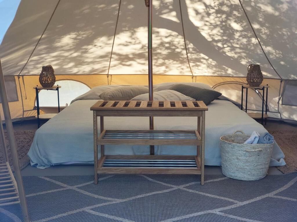 Tente Deluxe, vue baie