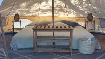 Tente Deluxe, vue baie
