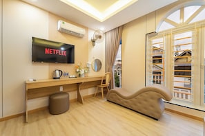 Habitació doble Deluxe | Minibar, wifi gratuïta i roba de llit 