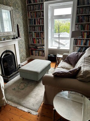 Fernseher, Kamin