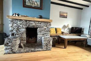 TV, fireplace - Skellig Cottage - Portmagee (Portmagee)