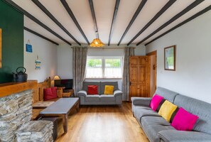 TV, fireplace - Blasket Cottage - Portmagee (Portmagee)
