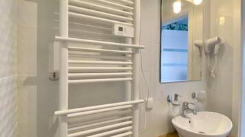 Free toiletries, hair dryer, towels, soap