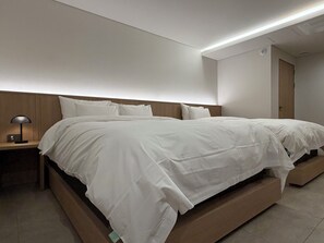 Twin kamer | Verduisterende gordijnen, geluiddichte muren, gratis wifi