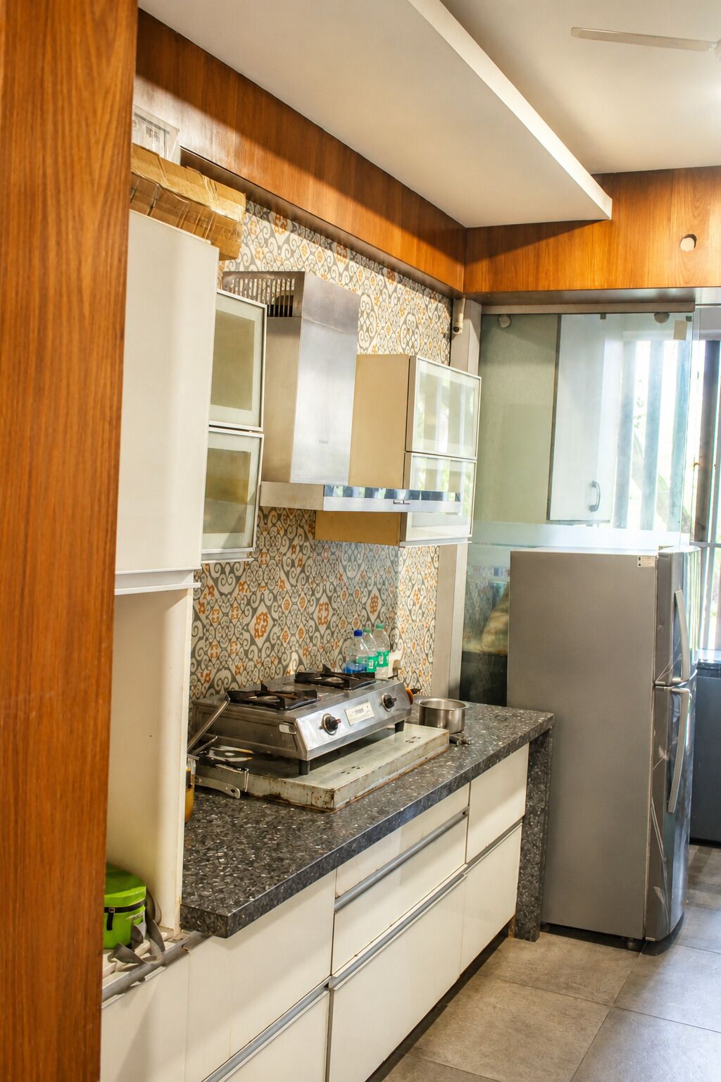 Deluxe Apartment, Balcony | Private kitchen
