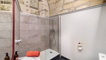 Douche, serviettes fournies