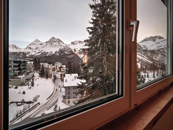 Blick von der Unterkunft