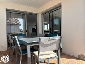 Outdoor dining - Apartment near the beach - 6 guests (Saint-Hilaire-de-Riez)