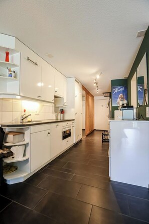 Kühlschrank, Ofen, Geschirrspüler, Kochgeschirr/Geschirr/Besteck