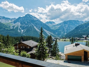 Blick von der Unterkunft