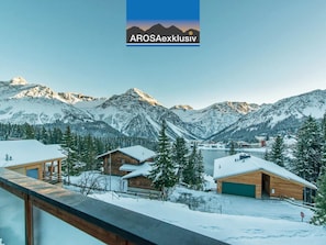 Blick von der Unterkunft
