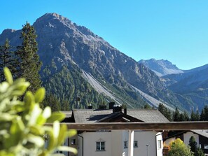 Blick von der Unterkunft