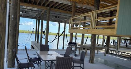 Fishing Camp with boat hoist included