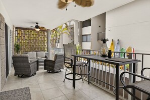 Apartment, 2 Schlafzimmer | Speisen im Freien