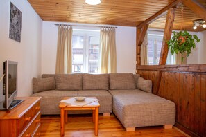TV, ping pong - Apartment 'Haus 1, 2-Zimmer A' with Lake View, Shared Terrace and Wi-Fi (Meersburg)