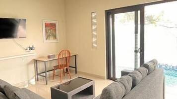 Villa, 1 Bedroom, Private Pool | Living area