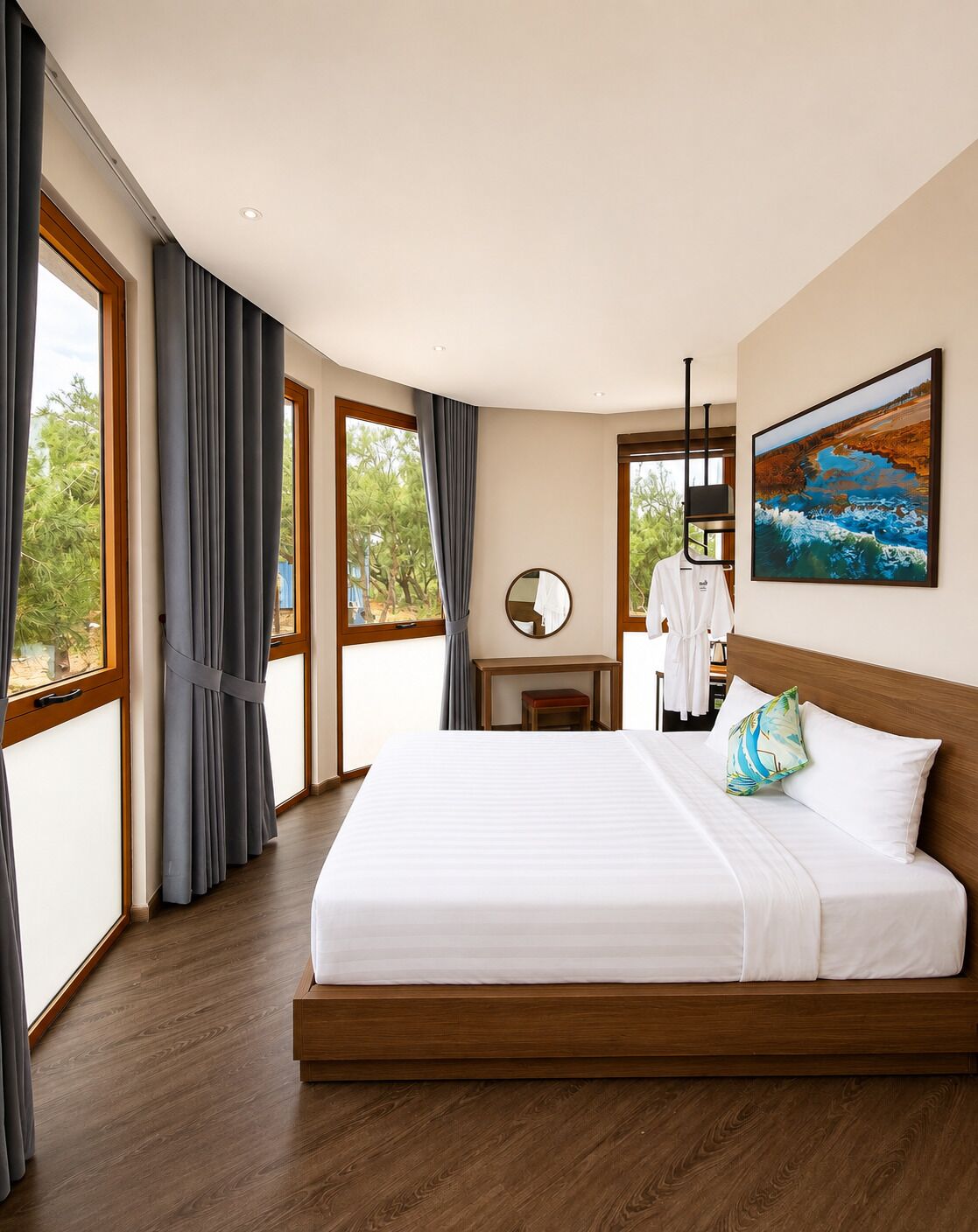 Bungalow, Hill View | In-room safe, desk, laptop workspace, blackout drapes