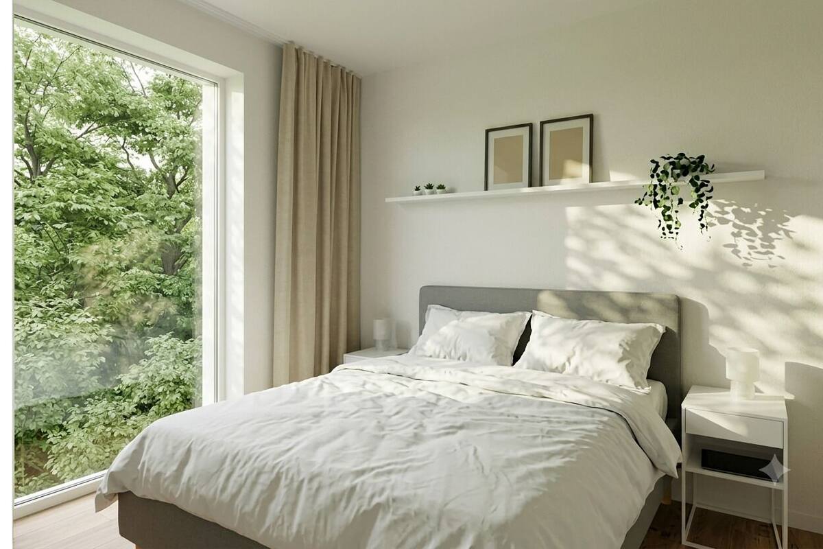 Desk, blackout curtains, free WiFi, bed sheets