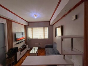 Appartement, vue ville | Coin séjour