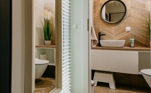 Bathroom - Comfortable Holiday Home, Jacuzzi, Sauna (Choczewo)