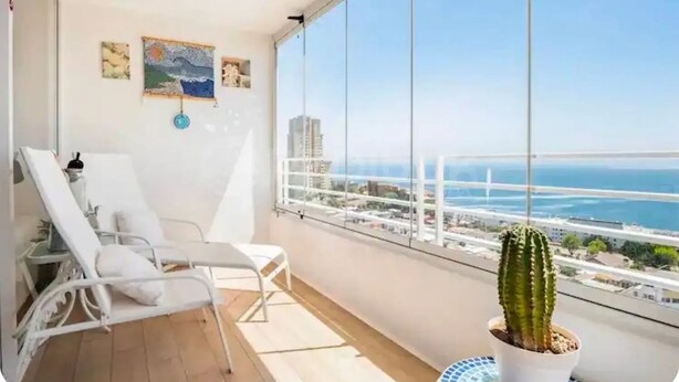 Apartment, Balcony, Sea View | Interior - Rbk Comodo dpto con hermosa vista Concón (Concón)