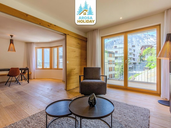 Living area - Koller Furggahorn by Arosa Holiday Appartement/Fewo, Dusche, WC, 6-Bettwohnung by Interhome (Arosa)