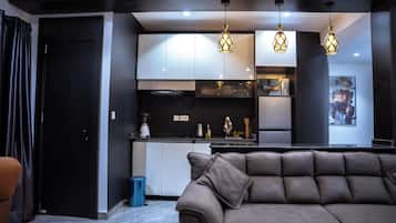 One-Bedroom Queen Size Apartment | Zona de estar