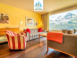 Living area - Casa Linda 8 by Arosa Holiday Appartement/Fewo,  , 7-Bettwohnung Linda 8 by Interhome (Arosa)