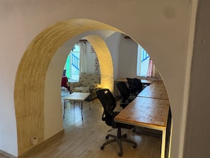 Lobby sitting area