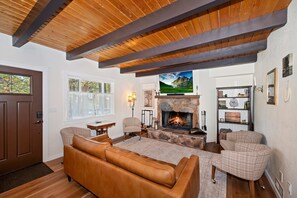 Cabin, Multiple Beds, Mountain View (Natures Peak) | Living area - Natures Peak-family Retreat w/ 2 Fireplaces (Green Valley Lake)