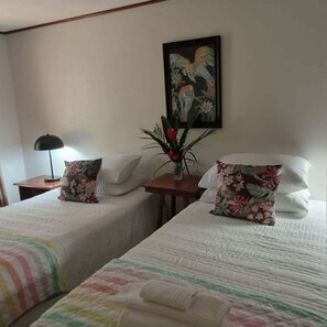 Kamar Twin, pemandangan kebun | Wi-Fi gratis